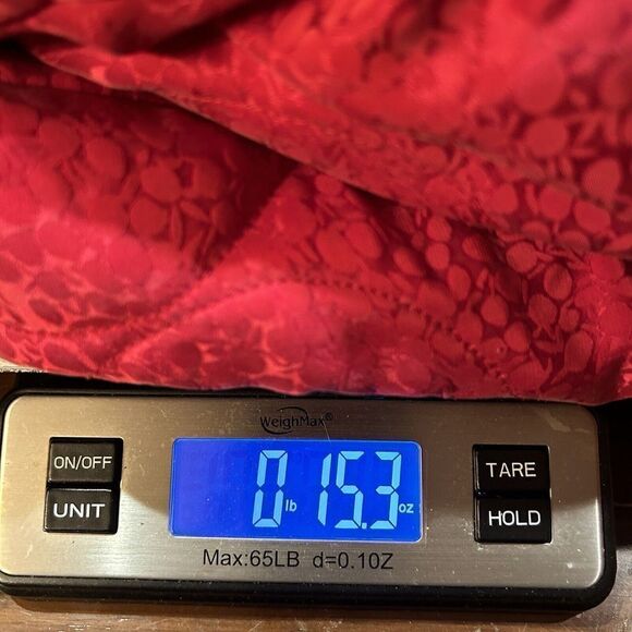 Vintage J Jill Red Silk Jacket Mandarin Collar Size Medium - Picture 12 of 12